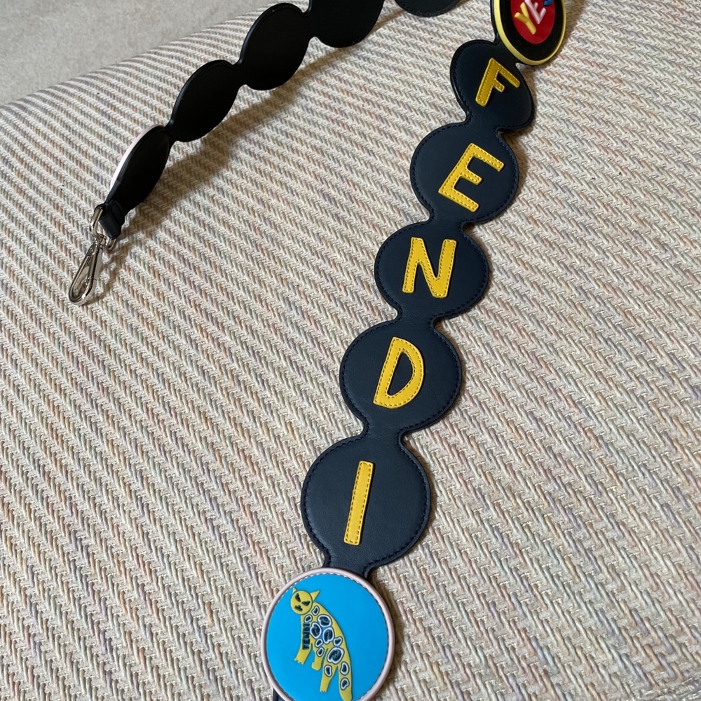 Unisex THINK FENDI strap for briefcase or bag!